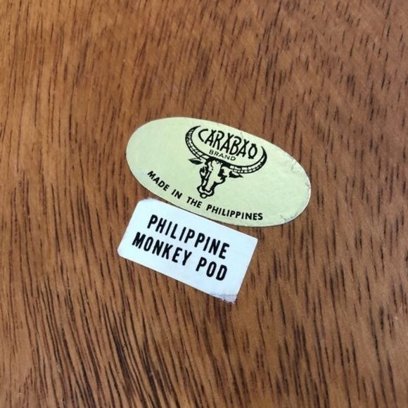 Large Monkey Pod Salad Bowl VTG MCM - Picture 7 of 9